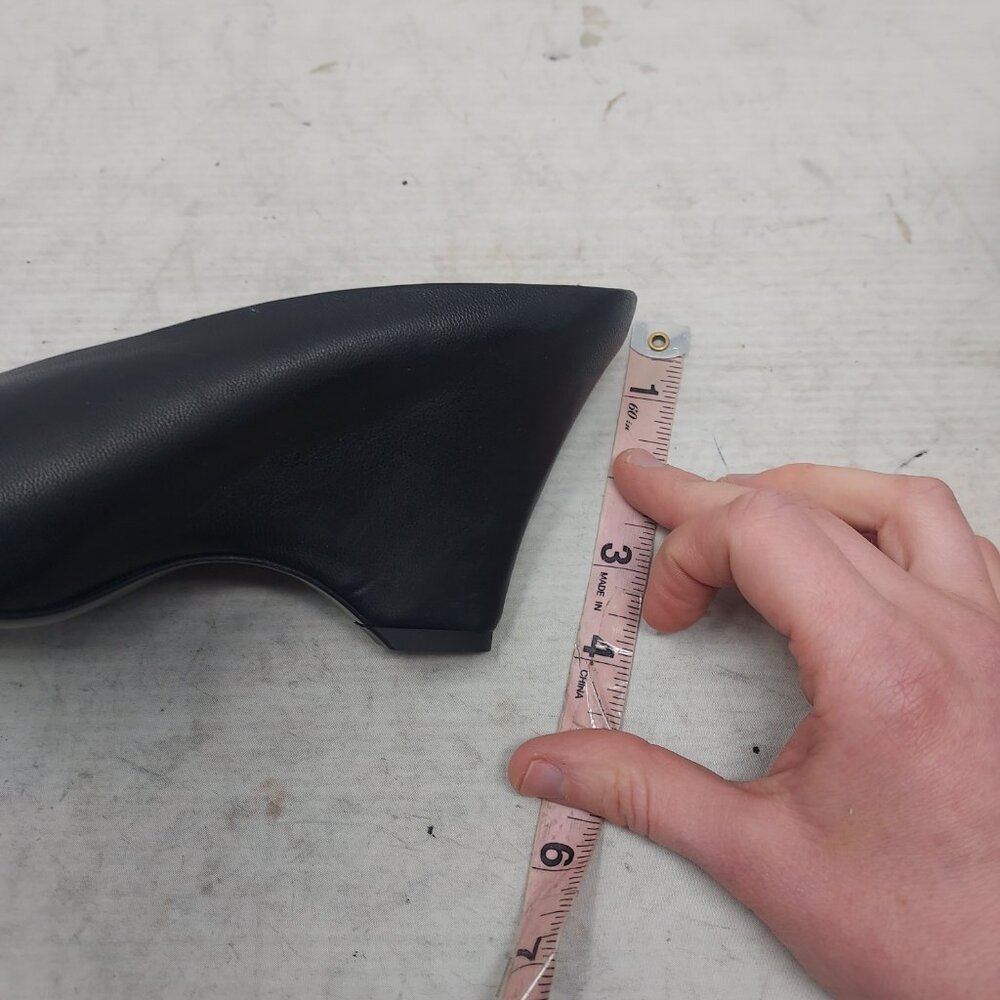 Khaite WOMENS Black Cloak Peep Toe Mule Sandal - Picture 8 of 10